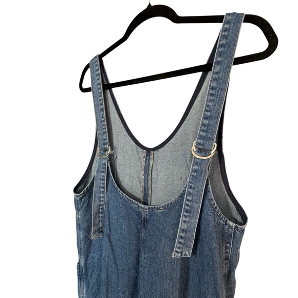 HG Denim High Roller Adjustable Jumpsuit Women's Blue Denim Overalls, Size S - Picture 5 of 13